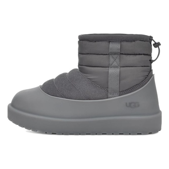 UGG Classic Mini Pull-On Winter Weather Puffer Boots Men's Size 5 Gray NEW - Picture 2 of 5